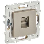 Розетка компьютерная RJ45 кат.6 SKANDY SK-K02Sh шампань IEK SK-K10-2-K37