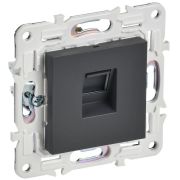 Розетка компьютерная RJ45 кат.6 SKANDY SK-K02T титан IEK SK-K10-2-K48