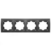 Рамка 4-м Бриллиант горизонт. графит Universal 7947502-Gr