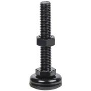 Опора регулируемая (ножка) резьба М12 80х34мм черн. ITK LF-80