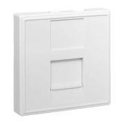 Розетка RJ45 категории 6 (ширина 2 модуля) EKF E2MK016-135-10