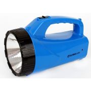 Фонарь аккумуляторный LED3818SM LED + 12SMD 3Вт 2 режима аккум. SLA 220В син. Ultraflash 12104 / 12889