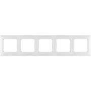 Рамка 5-м Valena горизонт. бел. IEK 774455