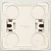 Розетка 1-м ОП Этюд 16А IP20 250В без заземл. защ. шторки крем. SE PA16-002K