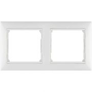 Рамка 2-м Valena горизонт. бел. IEK 774452