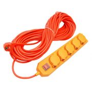 Удлинитель-шнур 5х10м с заземл. 16А IP44 У10-026 ПВС 3х1.5 с выкл. с индикатором сети с защ. крышкой UNIVersal 9633922