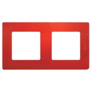 Рамка 2-м Etika красн. IEK 672532