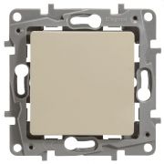 Переключатель 1-кл. СП Etika 10А IP20 250В 10AX безвинтов. зажимы механизм сл. кость IEK 672305