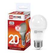 Лампа светодиодная LED-A60-VC 20Вт грушевидная 6500К холод. бел. E27 1900лм 230В IN HOME 4690612020310