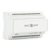 Источник вторичного электропитания резервированный SKAT-24-2.0-DIN 24В 2А пластик. корпус под DIN рейку 35мм без АКБ под 2 АКБ по 7А.ч Бастион 585