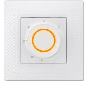 Терморегулятор программируемый LumiSmart 25 3.5кВт 16А датчик пола/датчик воздуха в компл. переходник для рамок Unica/Valena/Basic 55 бел. Теплолюкс 100035924400