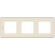 Рамка 3-м Inspiria сл. кость IEK 673951