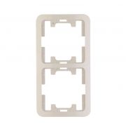 Рамка 2-м Mimoza верт. бел. Makel 22032