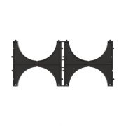 Кластер двойной для двустен. труб d110мм DKC 025112