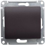 Переключатель проходной 1-кл. СП Glossa 10А IP20 (сх. 6) 10AX механизм шоколад. SE GSL000861