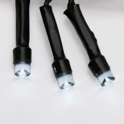 Гирлянда светодиодная «Твинкл Лайт» 20м 160LED бел. 8Вт 230В IP20 с контроллером 8 режимов провод ПВХ темн. зел. Neon-Night 303-115