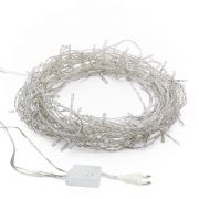 Гирлянда светодиодная «Светодиодный Дождь» 1.5х1.5м 144LED холод. бел. 12Вт 220-240В IP20 с контроллером провод прозр. Neon-Night 235-035