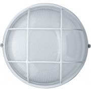 Светильник ЛОН 94 807 NBL-R2-100-E27/WH 1х100Вт E27 IP54 (аналог НПБ 1102 бел. круг с решеткой 100Вт) Navigator 94807