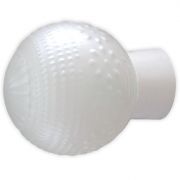 Светильник НББ 64-60-080 «Цветочек» 150 1х60Вт E27 IP20 матов./корпус прямой бел. (груп. упак.) Элетех 1005100156