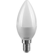 Лампа светодиодная 71 629 OLL-C37-6-230-4K-E14-FR 6Вт свеча 4000К нейтр. бел. E14 600лм 176-264В ОНЛАЙТ 71629