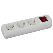 Колодка удлинителя 3-м с заземл. KX-3es с выкл. Эра Б0028342