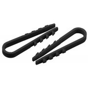 Дюбель-хомут для круглого кабеля 11-18мм черн. (уп.100шт) ЭРА Б0045085