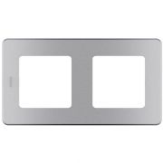Рамка 2-м Inspiria алюм. IEK 673942
