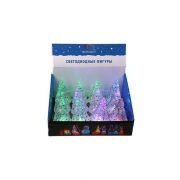 Фигура светодиодная «Елочка средняя» 10.5см 1LED RGB 0.1Вт 4.5В IP20 на подставке элементы питания 3хAG13(LR44) (в компл.) Neon-Night 501-048