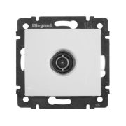 Розетка телевизионная TV СП Valena 1.5дБ 2400МГц с топологией «звезда» механизм бел. IEK 774429