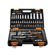Набор инструментов 1/2дюйм; 1/4дюйм CrV пластик. кейс (94 предм.) Вихрь 73/6/7/5