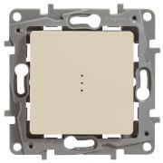 Переключатель 1-кл. СП Etika Plus 10А IP20 250В 10AX с подсветкой безвинтов. зажимы механизм сл. кость IEK 672315