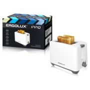 Тостер электрический ELX-ET02-C31 750Вт 220-240В двойн. корпус бел./сер. Ergolux 13971