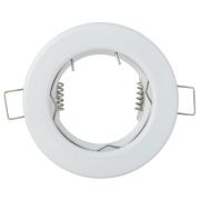 Светильник встраиваемый под лампу MR16 бел. IEK LUVB0-GU05-1-K01