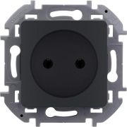 Розетка 1-м СП Inspiria 16А IP20 250В 2P механизм антрацит IEK 673713