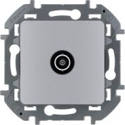 Розетка телевизионная оконечная TV Inspiria 10дБ 5-862мГц механизм алюм. IEK 673872