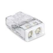 Клемма 2-х проводная 2х(0.5-2.5мм) для распред. коробки (с контактн. пастой «Alu-Plus») WAGO 2273-242