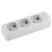 Колодка удлинителя 3-м с заземл. KX-3e Эра Б0028338