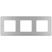 Рамка 3-м Inspiria алюм. IEK 673952