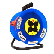 Удлинитель на катушке 4х40м с заземл. 16А IP44 ВЕМ-250 ПВС 3х1.5 термозащита с защ. крышкой UNIVersal 9634175