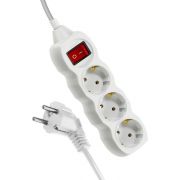 Удлинитель 3х5м с заземл. 16А IP20 ПВС 3х1 с выкл. КОСМОС YKsm5m-3g-Z-V(K)