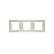 Рамка 3-м Бриллиант горизонт. сл. кость UNIVersal 7948707