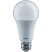 Лампа светодиодная 61 239 NLL-A70/A60-15-230-6.5K-E27 15Вт грушевидная матовая 6500К холод. бел. E27 1275лм 176-264В Navigator 61239