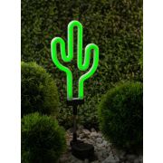Светильник садовый неоновый ERASF012-31 Кактус солнечная батарея ЭРА Б0044239