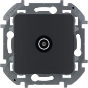 Розетка телевизионная оконечная TV Inspiria 10дБ 5-862мГц механизм антрацит IEK 673873