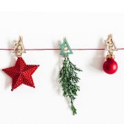 Прищепка деревянная «Новогодняя ель» 14.5х4.5х1.6см (уп.6шт) Neon-Night 504-031