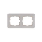 Рамка 2-м Karina Life горизонт. крем. LEZARD 708-0300-147