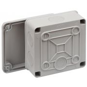 Коробка распределительная ОП 100х100х50мм двухкомпонентн. 7 вводов IP66 сер. Ruvinil 67250