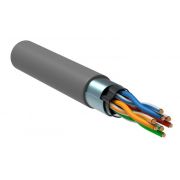 Кабель витая пара F/UTP кат.5E 4х2х24AWG solid CU PVC сер. (м) GENERICA BC1-C5E04-311-305-G