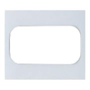 Рамка для розетки 2-м Стокгольм бел. PROxima EKF EYM-G-304-10