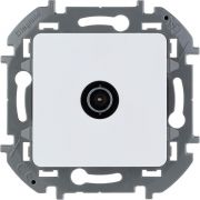 Розетка телевизионная проходная TV Inspiria 14дБ 5-862мГц механизм бел. IEK 673860